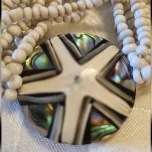 Bead & Abalone Bracelet